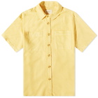 Foret Men's Largo Ripstop Short Sleeve Shirt in Dusty Yellow