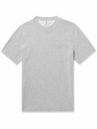 Brunello Cucinelli - Cotton-Jersey T-Shirt - Gray