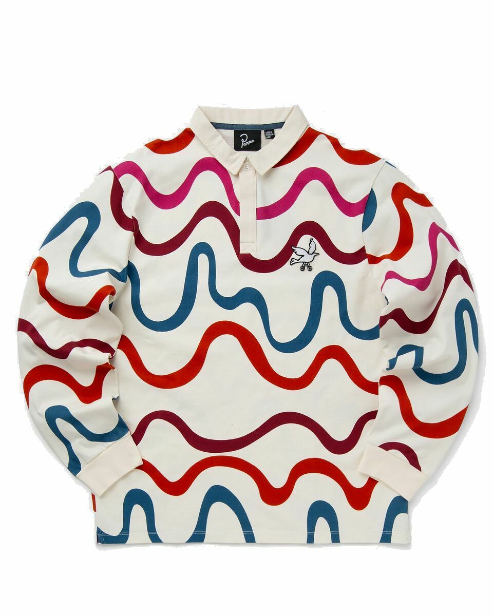 Photo: By Parra Colored Soundwave Polo Shirt Multi - Mens - Polos