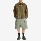 Poliquant Men's Deformed Pockets Fatigue Tracker Jacket in Olive