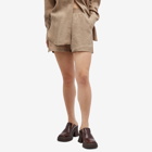 Daily Paper Women's Hazel Shorts in Moonstruck Brown