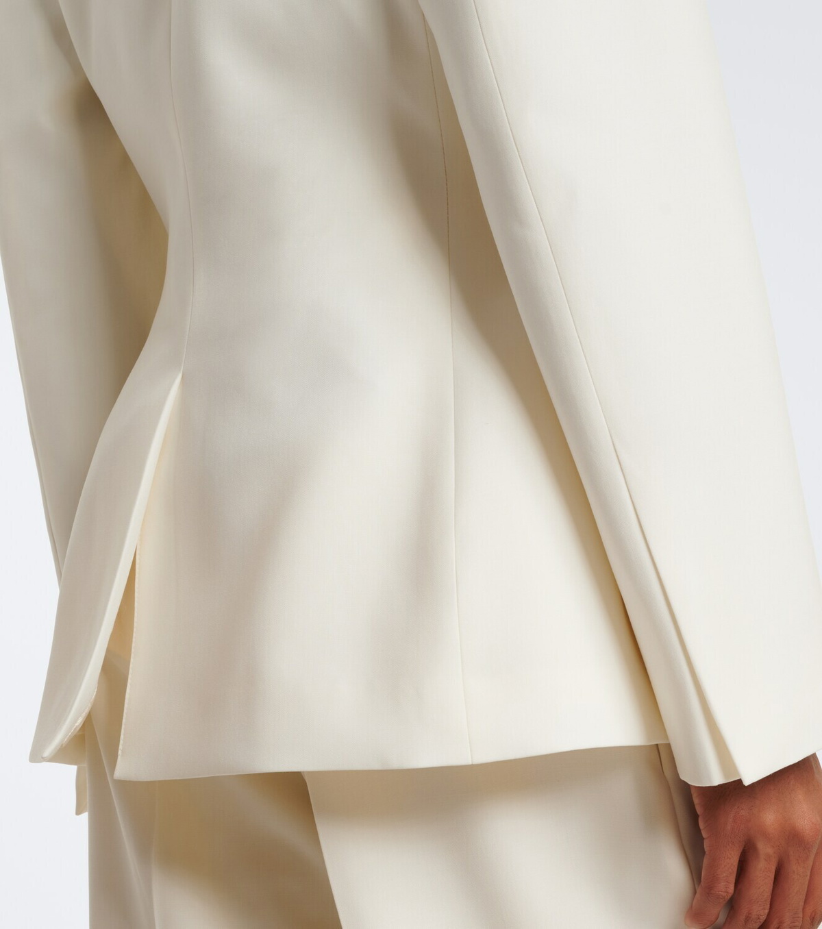 Róhe Double-breasted virgin wool blazer