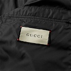 Gucci GG Jacquard Taped Sleeve Logo Down Jacket
