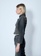 Balenciaga Lace-Up Denim Jacket