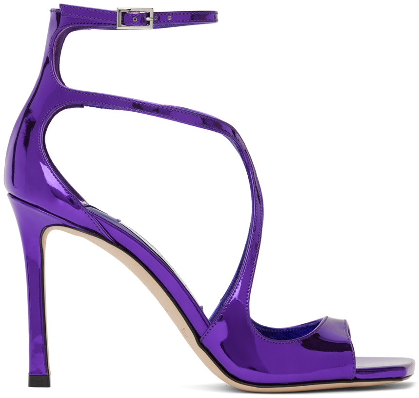 Jimmy Choo Purple Azia 95 Heeled Sandals Jimmy Choo