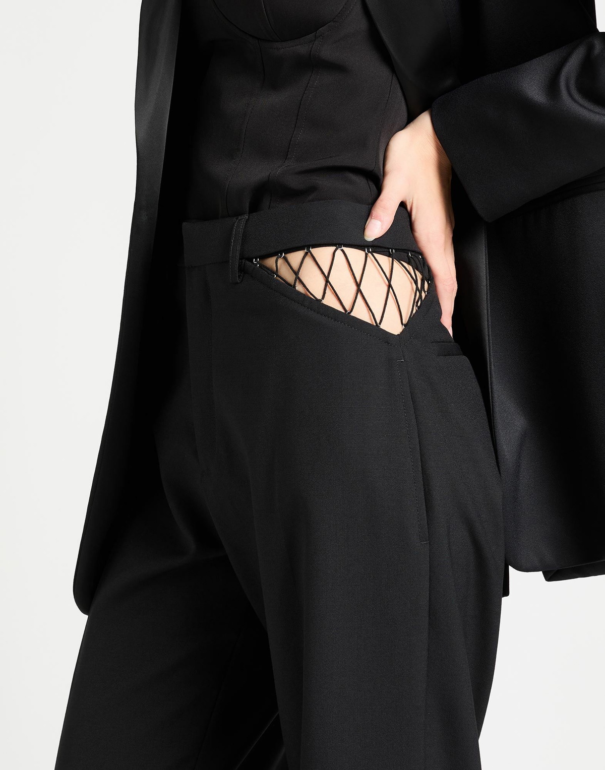 Dion Lee Womens Pants in Black