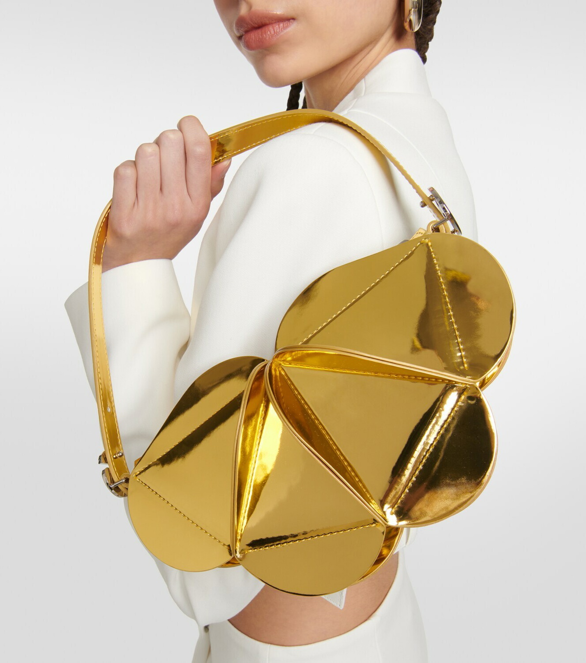 Coperni - Origami faux leather shoulder bag