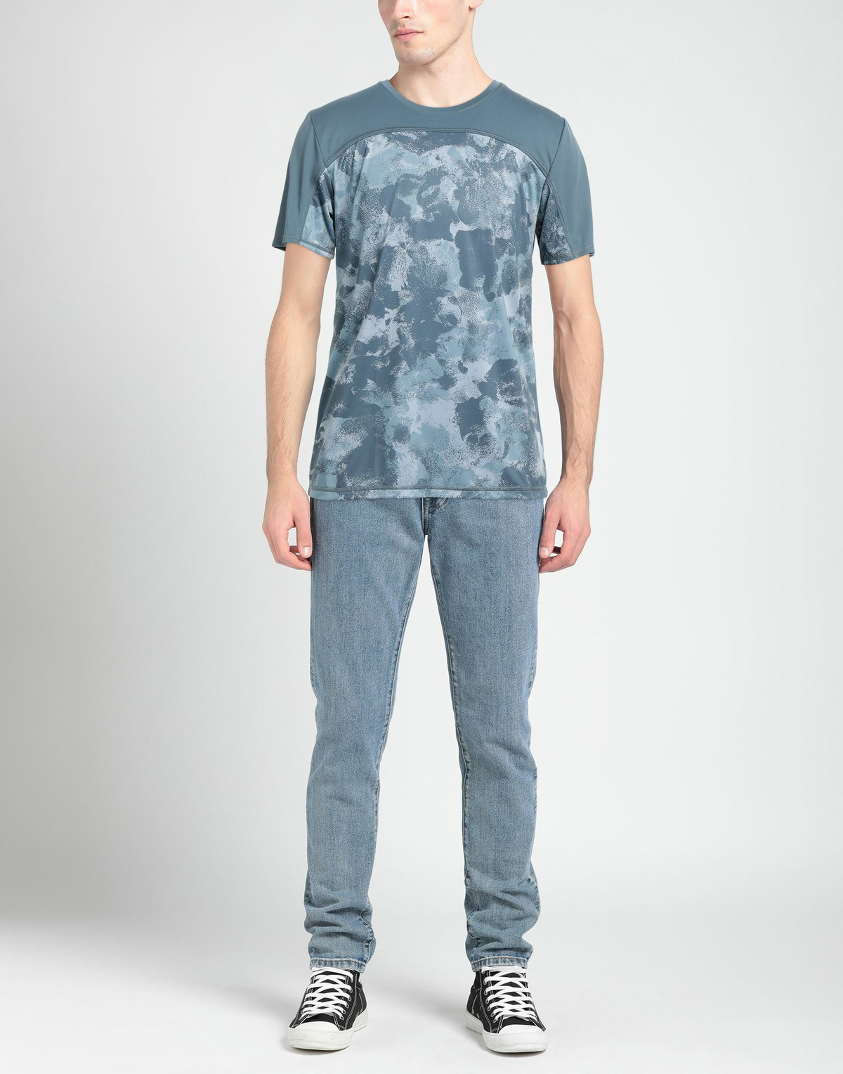 Puma Mens T-shirt Pastel in Blue