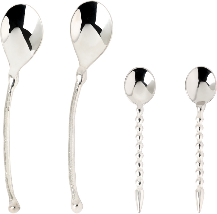 Photo: Alighieri Silver 'The Totemic Devotion' Dessert Spoons, 4 pcs