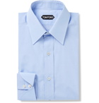 TOM FORD - Slim-Fit Sea Island Cotton Shirt - Blue