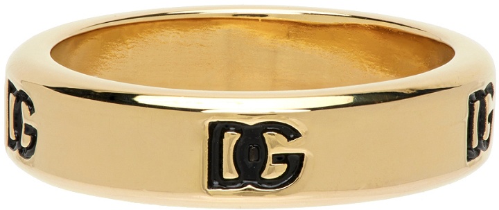 Photo: Dolce & Gabbana Gold Logo Ring