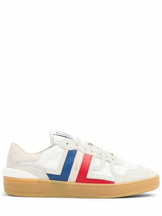 Photo: LANVIN Clay Leather Low Top Sneakers