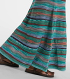 Ulla Johnson Rosen knitted cotton-blend midi skirt