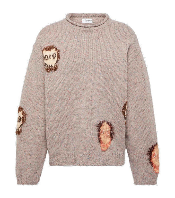 Photo: Acne Studios Wool-blend jacquard sweater