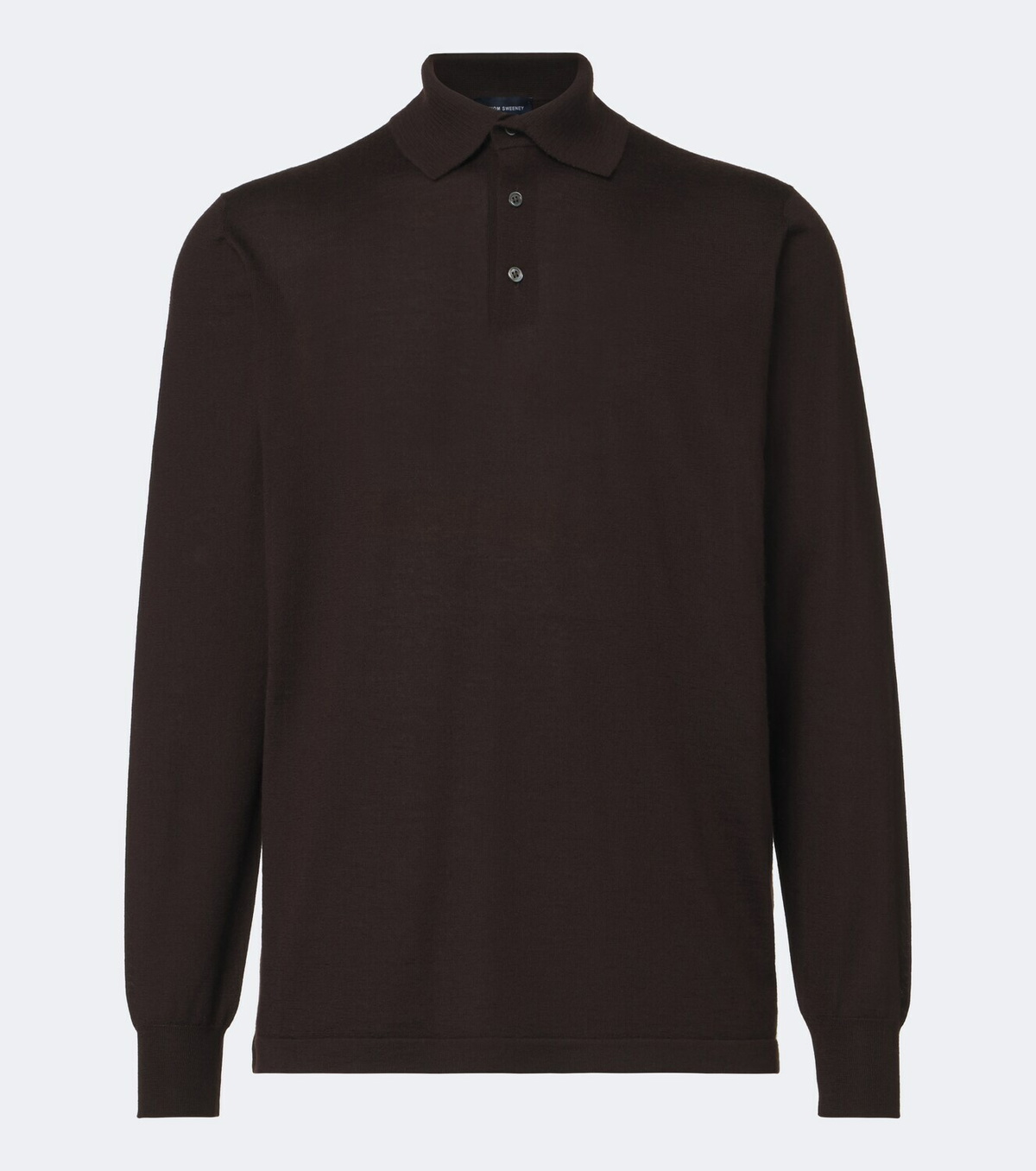 Thom Sweeney Cashmere and silk polo sweater