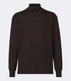 Thom Sweeney Cashmere and silk polo sweater