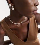 Sophie Bille Brahe La Belle Moon 14kt gold necklace with pearls
