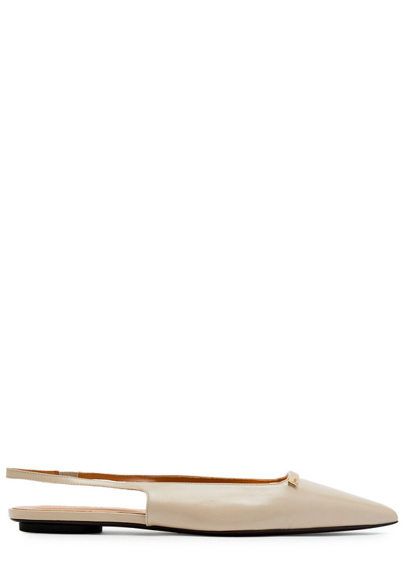 Photo: Tods Slingback Ballerina Flats Sand