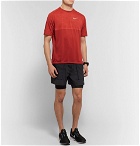 Nike Running - Medalist Mélange Dri-FIT T-Shirt - Men - Red