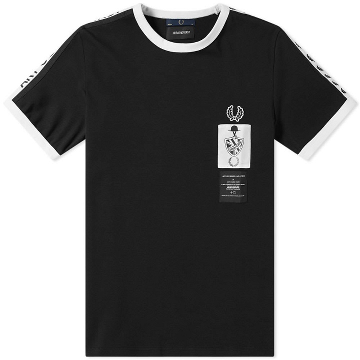 Photo: Fred Perry x Art Comes First Ringer Tee Black