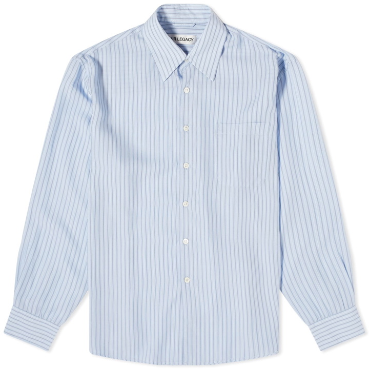 Photo: Our Legacy Men's Above Tencel Shirt in Blue