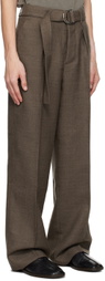 Nanushka Brown Bento Trousers