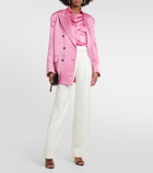 Tom Ford Silk georgette wide-leg pants