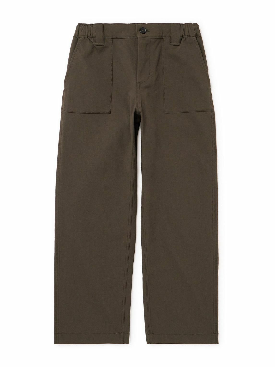 ARKET Kids - Eddie Fatigue Stretch Recycled Canvas Trousers - Green