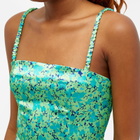 Rotate Women's Midi Slip Dress in Clematis Blue Combi