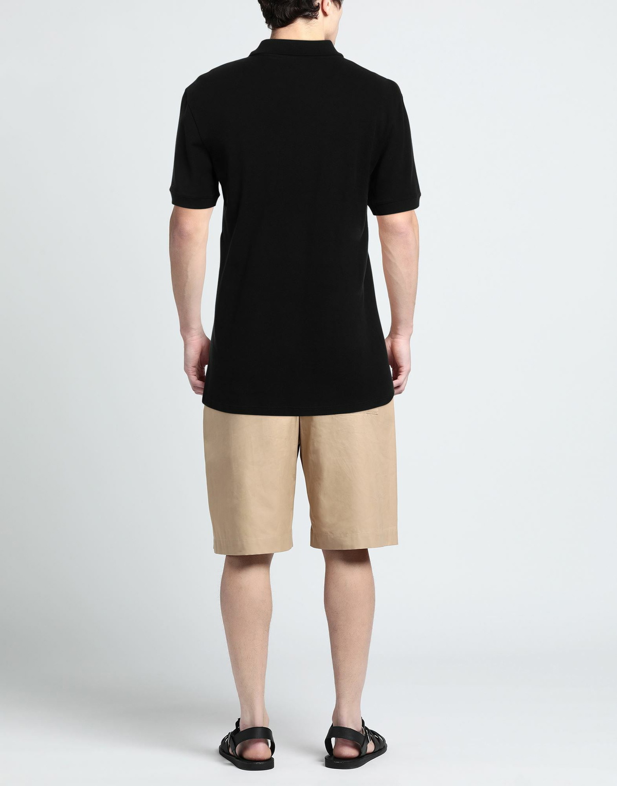 Mcqueen Mens Polo shirt in Black