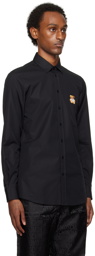 Moschino Black Teddy Patch Shirt