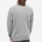 Country Of Origin Men's Supersoft Seamless Crew Knit in Silver Grey
