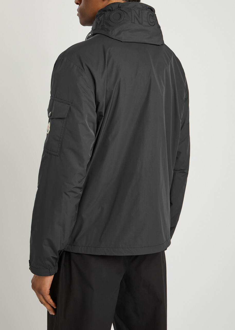 Moncler Sassiere Hooded Nylon Jacket Black Moncler