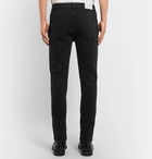 Sandro - Skinny-Fit Distressed Stretch-Denim Jeans - Men - Black