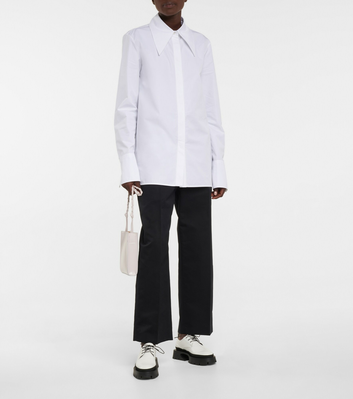 Jil Sander - Leather Derby platform shoes