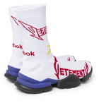 Vetements - Reebok Sock Pump Logo-Jacquard Stretch-Knit Sneakers - Men - White