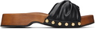 GANNI Black Tia Fairy Clog Sandals