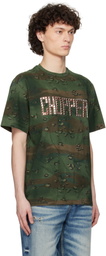 Thug Club Khaki Camoflage 'Chopper' T-shirt
