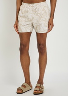 Boss Printed Shell Swim Shorts Beige