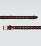 Lardini Braided leather belt
