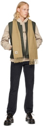Carhartt Work In Progress Beige Embroidered Hoodie