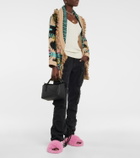 Alanui - Wool jacquard cardigan