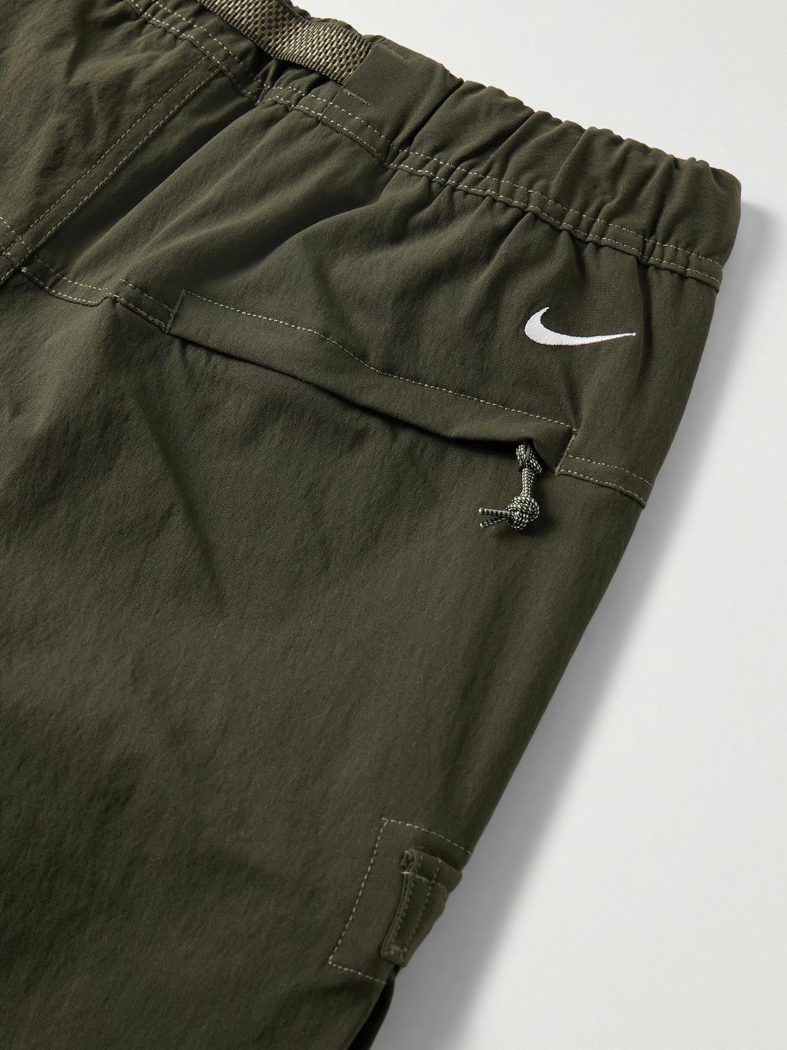 Nike - ACG Smith Summit Straight-Leg Convertible Nylon-Blend and CORDURA® Cargo Trousers - Green