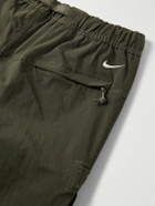 Nike - ACG Smith Summit Straight-Leg Convertible Nylon-Blend and CORDURA® Cargo Trousers - Green