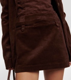 Staud Annette corduroy miniskirt