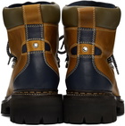 Dsquared2 Tan Hiking Lace-Up Boots