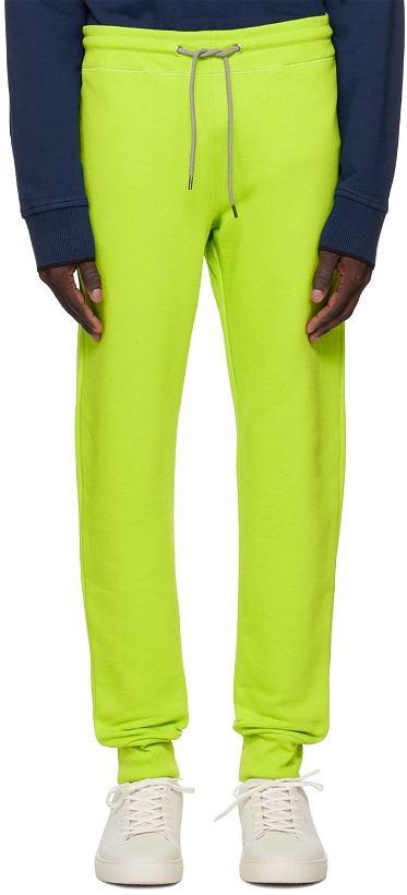Photo: PS by Paul Smith Green Slim-Fit Lounge Pants