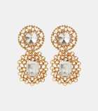 Jennifer Behr Jade embellished drop earrings