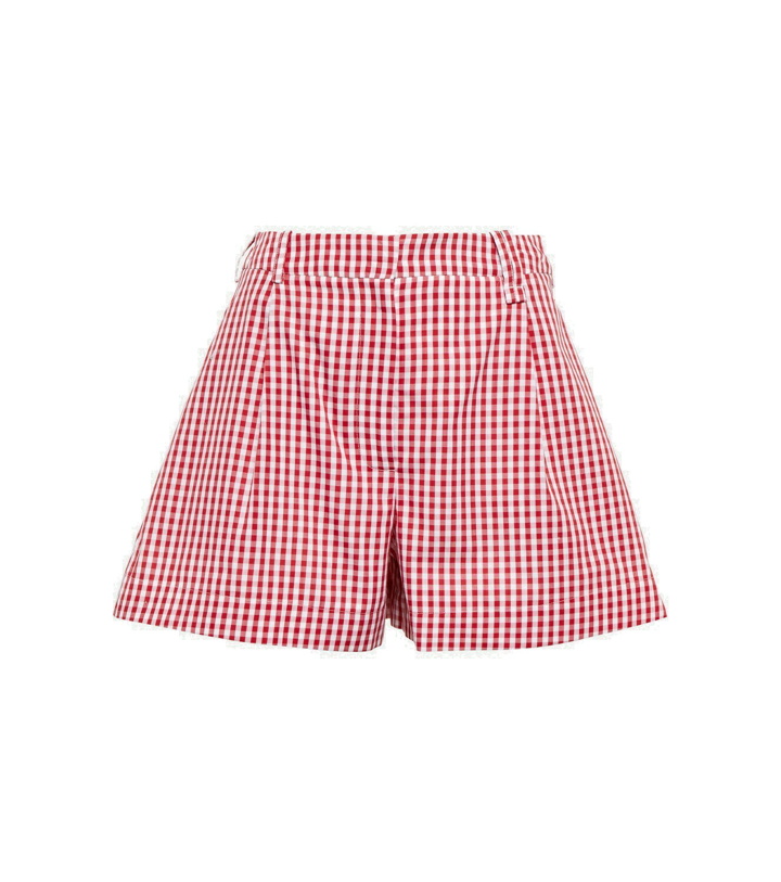 Photo: Simone Rocha - Checked cotton shorts