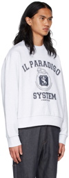 System Grey Cotton Sweatshirt